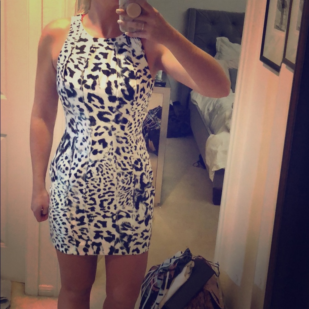 Keepsake Leopard Print Dress